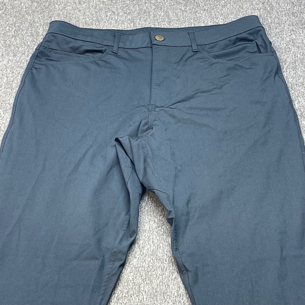 Barbell Apparel Anything Chino Pants Mens 34 Charcoal Gray Athletic Fit Stretch